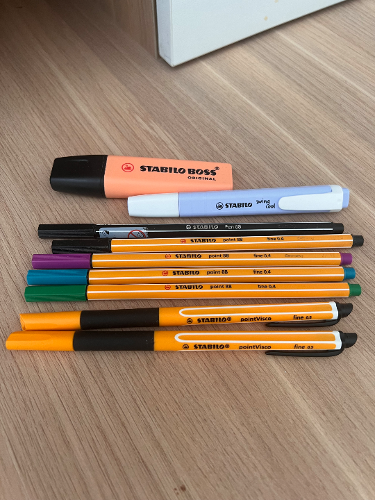 Stabilo pens and markers bundle