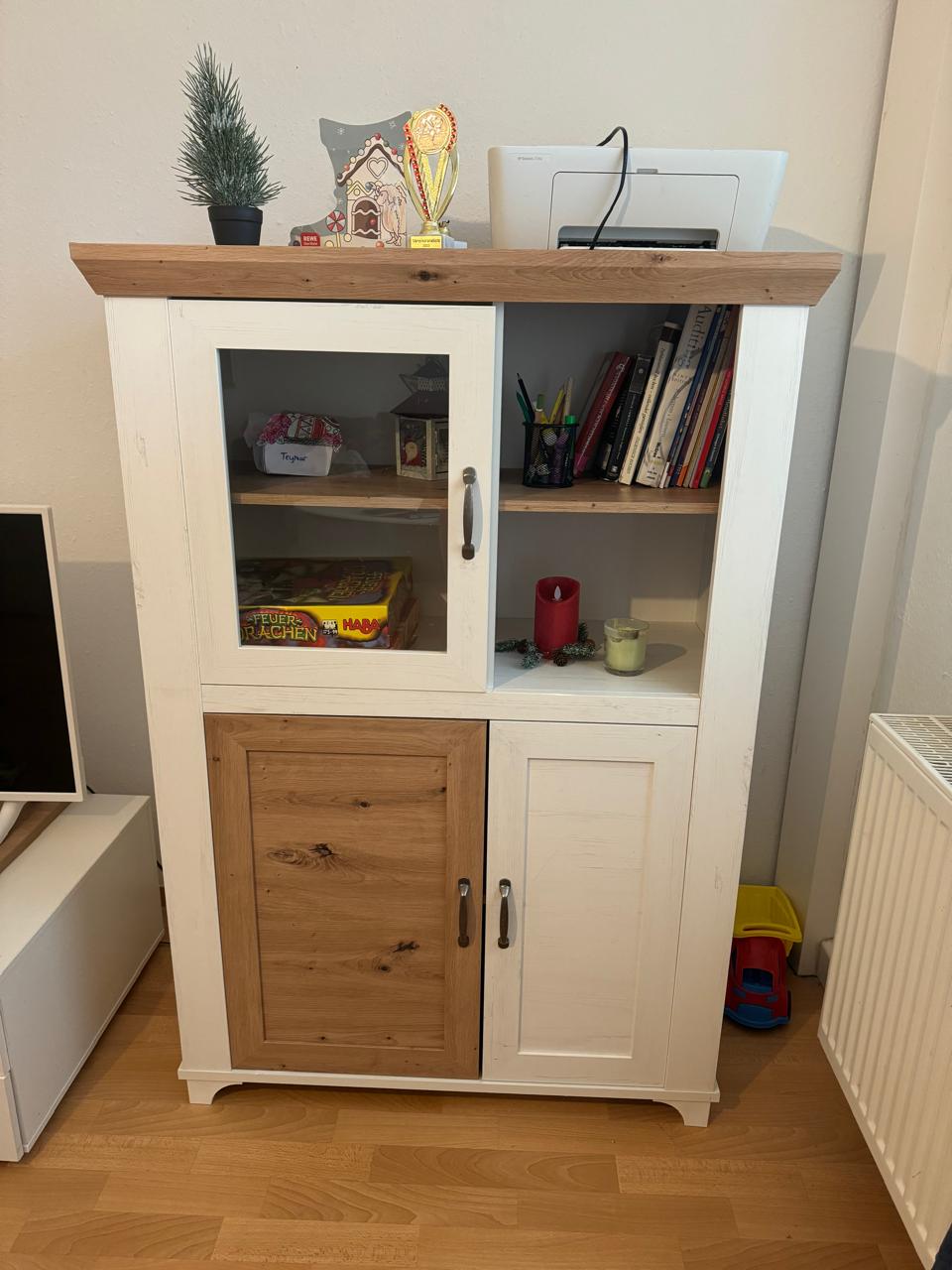 Highboard display cabinet